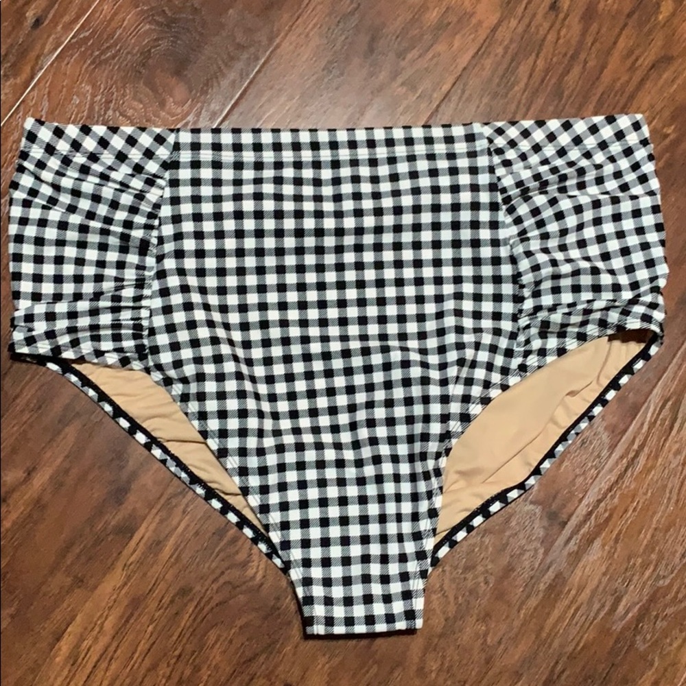 NWOT Old Navy Gingham Bathing suit bottom